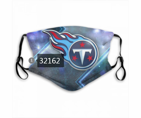 NFL 2020 Tennessee Titans #7 Dust mask with filter